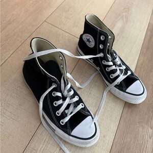 Converse Black and White High-Tops